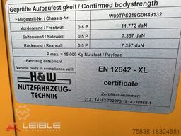 H&W*9,12m Jumbo-Tandem*Durchlade*SAF-Achsen*