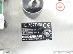 Heidenhain TE 737D Tastatur ID 824 048-01 V7 SN 64005371B -  -