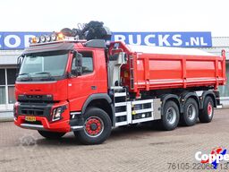 Volvo FMX 420 FM-X 420 Kipper 8x4 + Kraan H.M.F 1943Z2