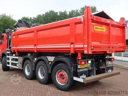 Volvo FMX 420 FM-X 420 Kipper 8x4 + Kraan H.M.F 1943Z2
