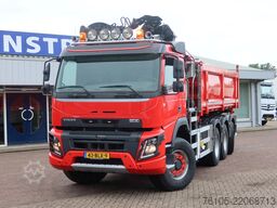 Volvo FMX 420 FM-X 420 Kipper 8x4 + Kraan H.M.F 1943Z2