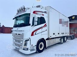 Volvo FH750 6x2 Box Truck with Full Side Opening and Ref