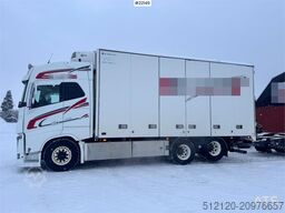 Volvo FH750 6x2 Box Truck with Full Side Opening and Ref