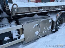 Volvo FM500 snow plough equipped tridem hook truck