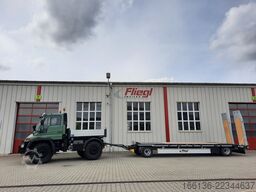 Fliegl Tiefladeanhänger mit gerader Plattform