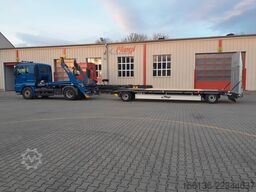 Fliegl Tiefladeanhänger mit gerader Plattform