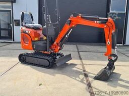 Rhinoceros Xn12-8 1200kg minigraver kubota diesel verstelbaar