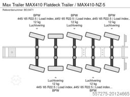 Max Trailer MAX410 Flatdeck Trailer / MAX410-NZ-5