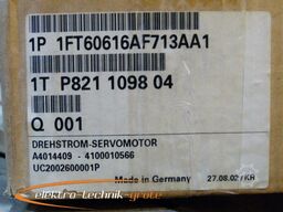 Siemens 1FT6061-6AF71-3AA1 Servomotor   -  mit 12 Monaten Gewährleistung! -