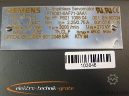 Siemens 1FT6061-6AF71-3AA1 Servomotor   -  mit 12 Monaten Gewährleistung! -