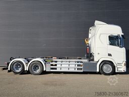 Scania R580 V8 6x2 / HOOKLIFT / HAAKARM / ABROLKIPPER