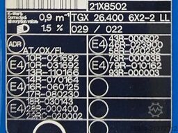 MAN Gas truck for oxygen nitrogen, argon