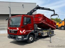 MAN TG-L 8.190.4x2 BL 2-Achs Kipper Kran Hiab 078+Gr