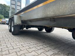 Demmler TT119 Tiefladeranhänger mit Rampen Fräse