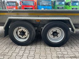 Demmler TT119 Tiefladeranhänger mit Rampen Fräse