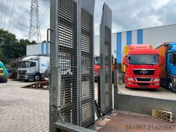 Demmler TT119 Tiefladeranhänger mit Rampen Fräse