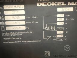 DMG MORI DMF 260-11 CNC