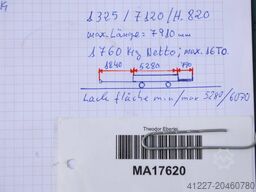 unbekannt 6070/1325/H820 mm