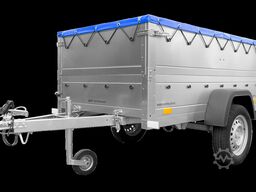Unitrailer 200 Kipp mit Bordwandaufsatz und Plane