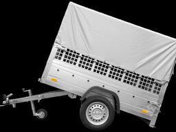 Unitrailer 200 Kipp mit Laubgitter und Hochplane