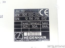 Heidenhain UM 113 ID 325 002-02 SN 12156319  generalüberholt mit 3 Mon. Gwl.