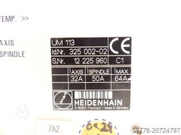 Heidenhain UM 113 . 325002-02 SN:12225960 generalüberholt mit 3 Mon. Gwl.