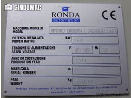 RONDA IMPIANTO CHIUSURA E SALDATURA LASER