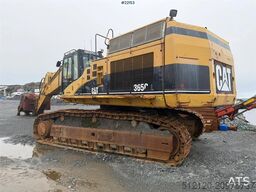 CAT 365C excavator with tooth bucket