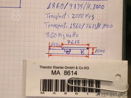 AWI Maschinenbau PDV 3.0 To 1.8x7.5 m