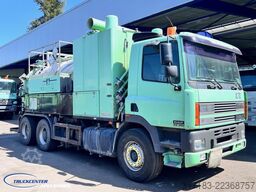 DAF AS85XC Inox tank ADR, Euro 2, Reduction axle