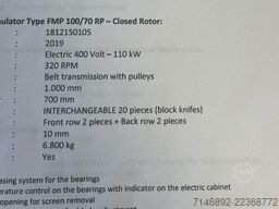 Forrec Granulator - FMP 100/70 RP