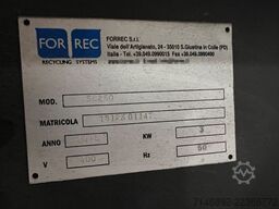 Forrec Granulator - FMP 100/70 RP