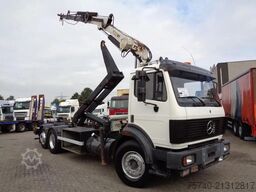 Mercedes-Benz SK 2433 Semi-Auto + PTO + Serie 14 Crane + 3 pe...