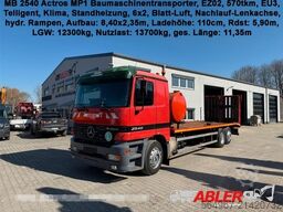 MERCEDES-BENZ 2540 Actros Baumaschinetransporter hydr. Rampe