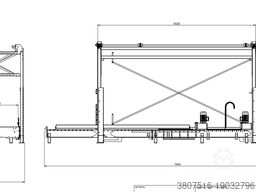 Van der Meijden Machines Powered roller conveyor belt