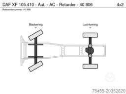 DAF XF 105.410 - Aut. - AC - Retarder - 40.806