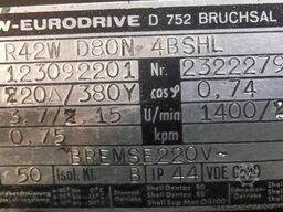 SEW-EURODRIVE R42WD80N-4BSHL R40DT80N4BH