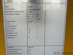 CAT DE110E2 - 110 kVA Generator - DPX-18014