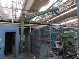 Abus LS Kran Drehkran Hallenkran 1000KG Abus Kettenzug L 4m NL 1,0t H4,3m