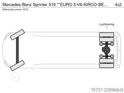 Mercedes-Benz Sprinter 519 **EURO 5-V6-AIRCO-BELGIAN ORIGINE**