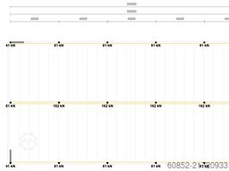 10x20m Lagerbühne , Belastung : 500kg/qm Unterkante: 3m ,ca. 200qm , Systembühne