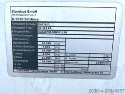 DAF XF 410 FA    Fahrgestell