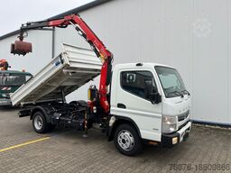 FUSO 7 C 15 Kipper Meiller Kran Fassi Klima