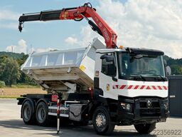 RENAULT C 380* KIPPER 5,20 m* KRAN/FUNK * TOPZUSTAND !