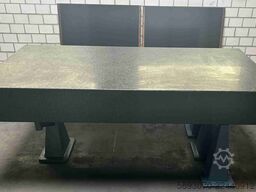 Hartgestein Messplatte Granit  2000x1000x250 mm incl. Gestell