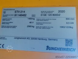 Jungheinrich ETV 214 2020y/ 8m/ 4608h