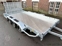 Hapert HAPERT INDIGO LF-3 | 150CM RAMPE 405X179CM 3500KG BAUMASCHINENANHÄNGER | PARABELFEDER | ALUBODEN