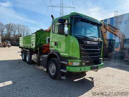 SCANIA G450 Kipper Kran Atlas 206.3E AHK Bordmatic FUNK