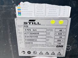 GNB 48V Batterie 625 AH Bj.2019 Kapazität 88%