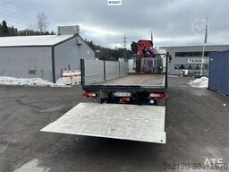 Volvo FM450 Crane Truck w/ 21 t/m HMF crane and Lift. 19